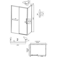Grossman Style 130x90x195 120.K33.05.1390.10.02 (хром/стекло шиншилла) Image #12