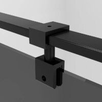 Niagara NG-2831-34BLACK 90x195 (черный матовый/тонированное стекло) Image #3