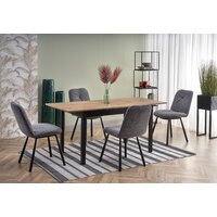 Halmar Greg 124-168/74 (дуб вотан/черный) Image #12