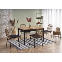 Halmar Greg 124-168/74 (дуб вотан/черный) Image #13