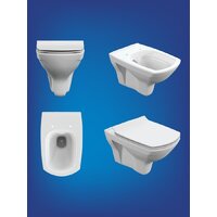 Cersanit Carina New Clean On с инстал. Link Pro (с кнопкой Twins 63524 золото матовый) Image #10