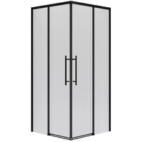 Niagara NG-6830-34BLACK 100x100x195 (черный матовый/прозрачное стекло)