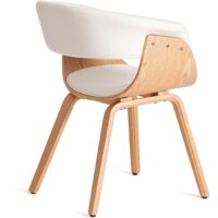 TetChair Vimta дерево/металл/экокожа (белый) Image #4