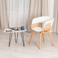 TetChair Vimta дерево/металл/экокожа (белый) Image #10