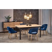 Halmar Florian (дуб артизан/черный)