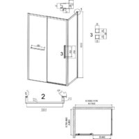 Grossman Style 110x80x195 120.K33.05.1180.21.00 (черный матовый/прозрачное стекло) Image #11
