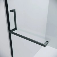 Grossman Pragma 110x90x195 120.K33.03.1190.21.00 (черный матовый/стекло прозрачное) Image #2