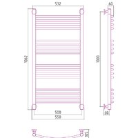 Сунержа Богема+ выгнутая 1000х500 00-0221-1050 Image #3