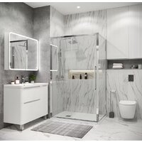 Grossman Cosmo 110x80x195 120.K33.02.1180.10.00 (хром/прозрачное стекло) Image #6