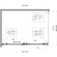 BelBagno SOFT_CLOSE-2-AH-1-120/90-C-Cr Image #6