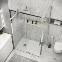 Grossman Cosmo 100x90x195 120.K33.02.1090.10.00 (хром/прозрачное стекло) Image #9