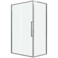 Grossman Cosmo 100x90x195 120.K33.02.1090.10.00 (хром/прозрачное стекло) Image #1