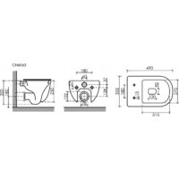Ceramica Nova Modena Rimless CN6063 (с сиденьем) Image #12