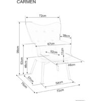 Signal Carmen Raven 07 (серый/черный мат) Image #3