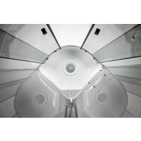 Saniteco SNT-92 90х90 (серый/тонированное стекло) Image #3