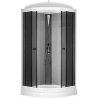 Saniteco SNT-92 90х90 (серый/тонированное стекло)