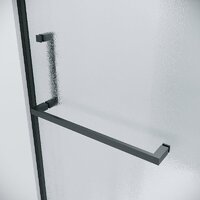 Grossman Pragma 110x90x195 120.K33.03.1190.21.02 (черный матовый/стекло шиншилла) Image #2