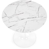 Halmar Denver 80 (белый мрамор/белый) Image #2