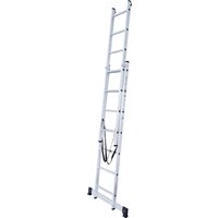 Новая высота NV 122 алюминиевая двухсекционная 2x7 ступеней Image #5