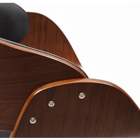 TetChair Lando mod.4036 (черный/орех/хром) Image #3