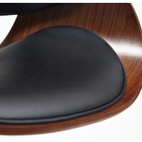 TetChair Lando mod.4036 (черный/орех/хром) Image #6