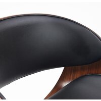 TetChair Lando mod.4036 (черный/орех/хром) Image #5