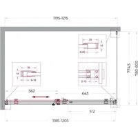 BelBagno SOFT_CLOSE-2-AH-1-120/80-C-GM Image #8