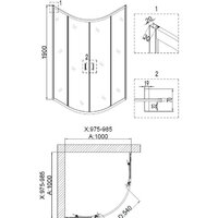 Niagara NG-6807-08 100x100x190 Image #3