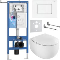 Roxen EGG в комплекте с инсталляцией StounFix Dual Fresh 6 в 1 868635 (кнопка: брашированное золото матовая) Image #1