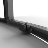 Niagara NG-6827-34BLACK 100x100x195 (черный матовый/прозрачное стекло) Image #8