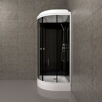 Saniteco SNT-90 90х90 (черный/прозрачное стекло) Image #15