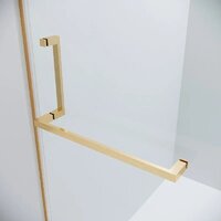 Grossman Pragma 110x90x195 120.K33.03.1190.32.00 (золото сатин/стекло прозрачное) Image #2