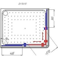 Radomir 90x110 L 1-03-1-1-0-1221 (матовое стекло) Image #2