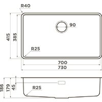 Omoikiri Omi 73-U/I-IN (нержавеющая сталь) Image #4