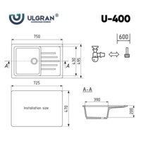 Ulgran U-400 (343 антрацит) Image #3