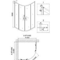 Niagara NG-6806-08 90x90x190 Image #3