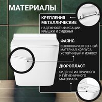 Saniteco KW-9004W + Berges АТОМ 410 040333 (с кнопкой) Image #3