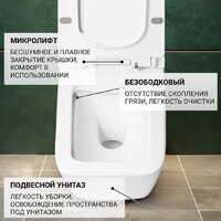 Saniteco KW-9004W + Berges АТОМ 410 040333 (с кнопкой) Image #5