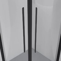 Niagara NG-6826-34BLACK 90x90x195 (черный матовый/прозрачное стекло) Image #9