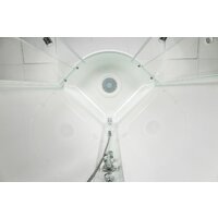 Saniteco SNT-88 90х90 (белый/прозрачное стекло) Image #3