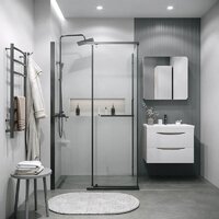 Grossman Pragma 110x90x195 120.K33.03.1190.42.00 (графит сатин/стекло прозрачное) Image #8