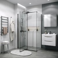 Grossman Pragma 110x90x195 120.K33.03.1190.42.00 (графит сатин/стекло прозрачное) Image #10