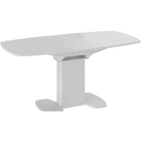 Трия Портофино СМ(ТД)-105.02.11(1) (белый глянец/стекло белое) Image #2