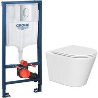 Lauter Longer 2110822 + GROHE Rapid SL 39504000 с кнопкой (круглая, хром) Image #2