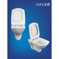 Cersanit Carina New Clean On с инстал. Link Pro (с кнопкой Corner 64077 белый) Image #9