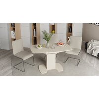 Трия Портофино СМ(ТД)-105.02.11(1) (бежевый/стекло бежевое матовое) Image #4