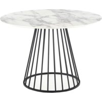 Halmar Brodway 110 (белый мрамор/черный)