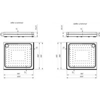 Radomir 90x100 R 1-03-6-2-0-1210 (прозрачное стекло) Image #3