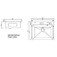 ARFEKA Eco AR 600*500 Black PVD Nano Decor Image #7