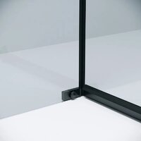 Grossman Pragma 100x90x195 120.K33.03.1090.21.00 (черный матовый/стекло прозрачное) Image #4